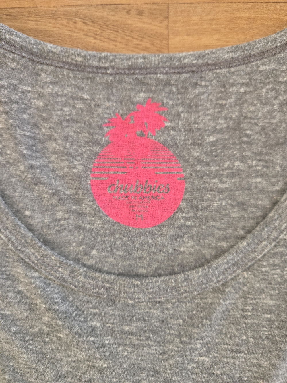 Chubbies Tank Top with Pink "Weekend" Script - Picture 3 of 3